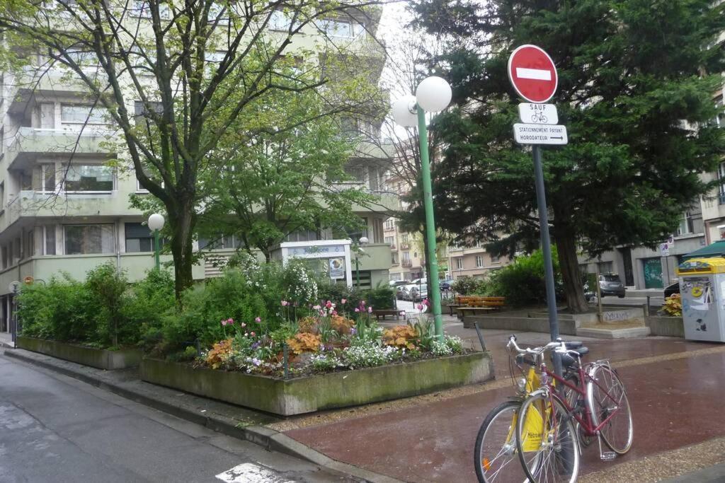 Bel Appartement Charme Ancien Dans Quartier Anime Grenoble Eksteriør bilde